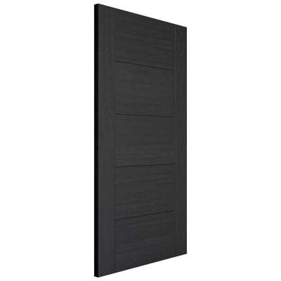 Vancouver Charcoal Black Pre-Finished 5 Panel Interior Fire Door FD30 - 1981mm x 838mm