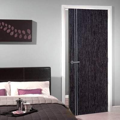 Zanzibar Ash Grey Pre-Finished Interior Fire Door FD30 - 1981mm x 838mm