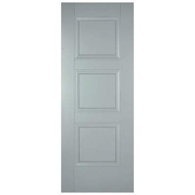Amsterdam Grey Primed 3 Panel Interior Door - All Sizes
