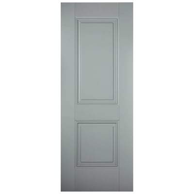 Arnhem Grey Primed 2 Panel Interior Fire Door FD30 - 1981mm x 838mm
