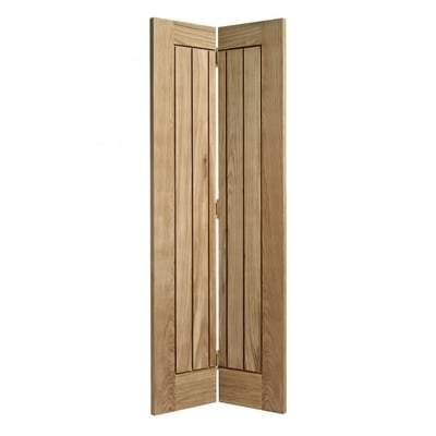 Oak Mexicano Bi-Fold Pre-Finished Internal Door - 1981mm x 686mm