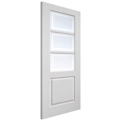 Andorra White Primed Glazed Internal Door - All Sizes