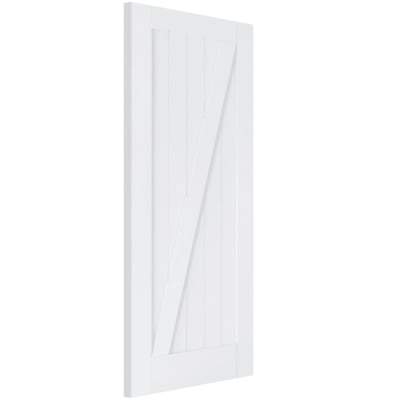 Barn White Primed Interior Door - All Sizes