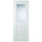 Arnhem White Primed 1 Glazed Clear Bevelled Light Panel Interior Door - 1981mm x 686mm