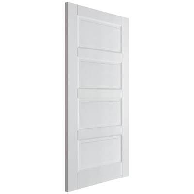 Contemporary White 4 Panel Interior Fire Door FD30 - 1981mm x 686mm