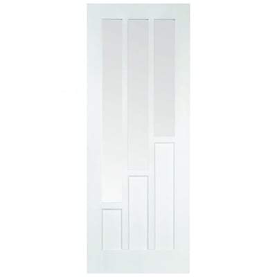 Coventry White Primed 3 Glazed Clear Light Panels - 1981mm x 762mm