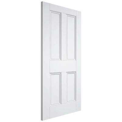 Nostalgia White Primed 4 Panel Interior Door - All Sizes