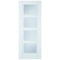 Vancouver White Primed 4 Glazed Clear Light Panels Interior Fire Door FD30 - All Sizes