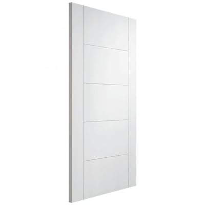 Vancouver White Primed 5 Panel Interior Fire Door FD30 - 2040mm x 626mm