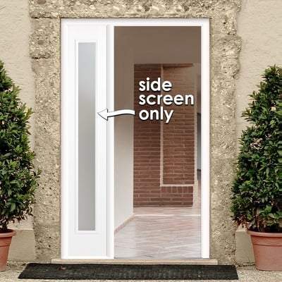 GRP Pre-Finished 1 Double Glazed Frosted Light Panel Sidelight 2032mm x 356mm - All Colours