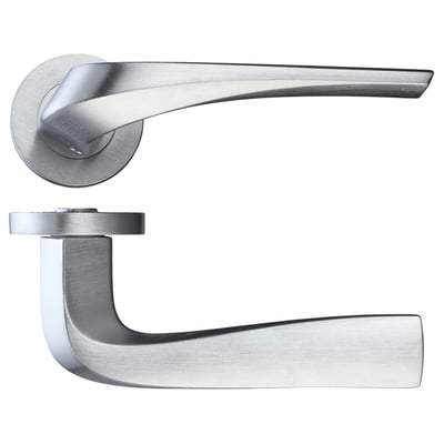 Draco Satin Chrome Handle Hardware Pack