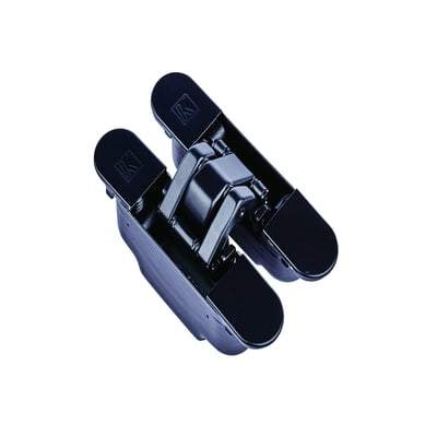 Eclipse Concealed Hinge Matt Black - 130mm x 30mm (Pack of 2)