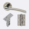 Mercury Chrome/Satin Nickel Handle Hardware Pack Standard