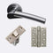 Neptune Polished Chrome/Satin Chrome Handle Hardware Pack Privacy