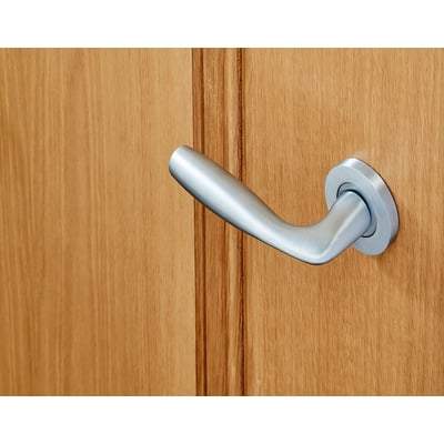 Norma Satin Chrome Handle Hardware Pack