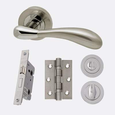 Venus Polished Chrome/Satin Nickel Handle Hardware Handle Pack