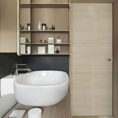 Santandor Ivory Laminated Interior Door - All Sizes