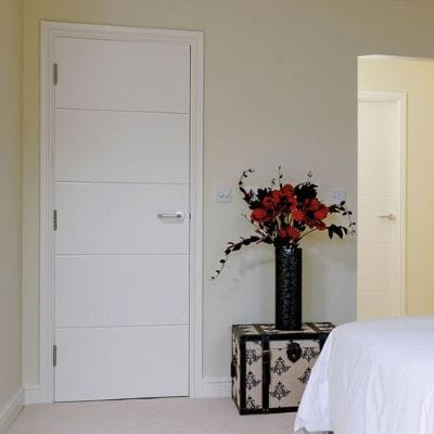Adelphi White Primed Internal Fire Door FD30 - All Sizes
