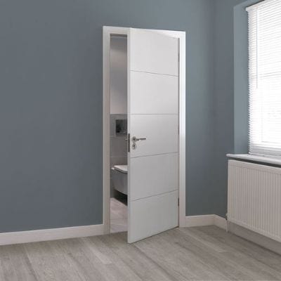 Adelphi White Primed Internal Door - All Sizes
