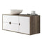 Kompass 1 Door 2 Drawer Vanity Oak/White - 1000 x 480 x 450mm