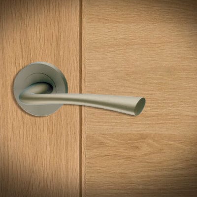 Kuban MAB Lever / Round Rose Fire Door Pack