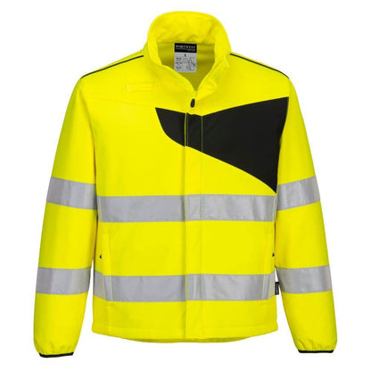 PORTWEST PW275 HI-VIS SOFTSHELL JACKET (2L)