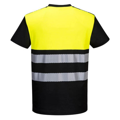 PORTWEST PW311 PW3 HI-VIS COTTON COMFORT CLASS 1 T-SHIRTS BUNDLE - 5 ITEMS