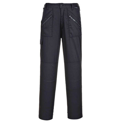 PORTWEST S687 WOMEN'S ACTION TROUSERS Black XS Regular