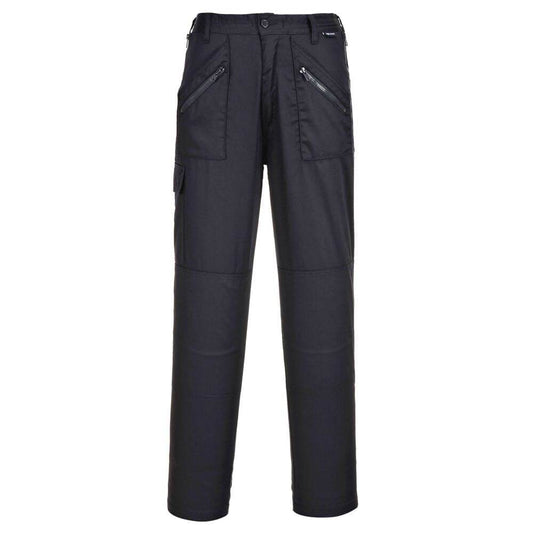 PORTWEST S687 WOMEN'S ACTION TROUSERS Black XS Regular