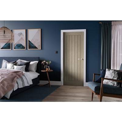 Belize Light Grey Pre-Finished Interior Door - 1981mm x 686mm