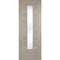 Vancouver Light Grey Laminated 1 Glazed Clear Light Panel Interior Door - 1981mm x 686mm