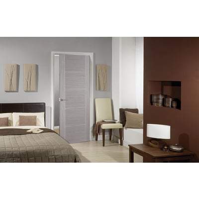 Vancouver Light Grey Pre-Finished 5 Panel Interior Door - All Sizes