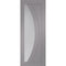 Salerno Pre-Finished Light Grey Internal Door with Clear Glass - 2040 x 726 x 35mm