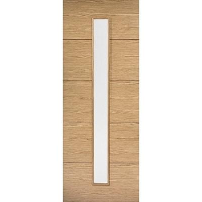 Oak Lille 1 Light Glazed Panel Pre-Finished Internal Door - All Sizes
