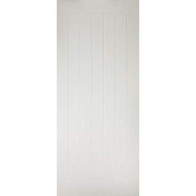 Mexicano White GRP Pre-Finished 5 Panel External Door - 1981mm x 838mm