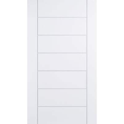 Modica White GRP Pre-Finished External Door - 2032mm x 813mm