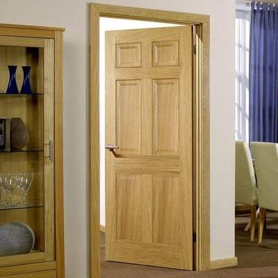 Oak Regency 6 Panel Pre-Finished Internal Door - 1981mm x 610mm