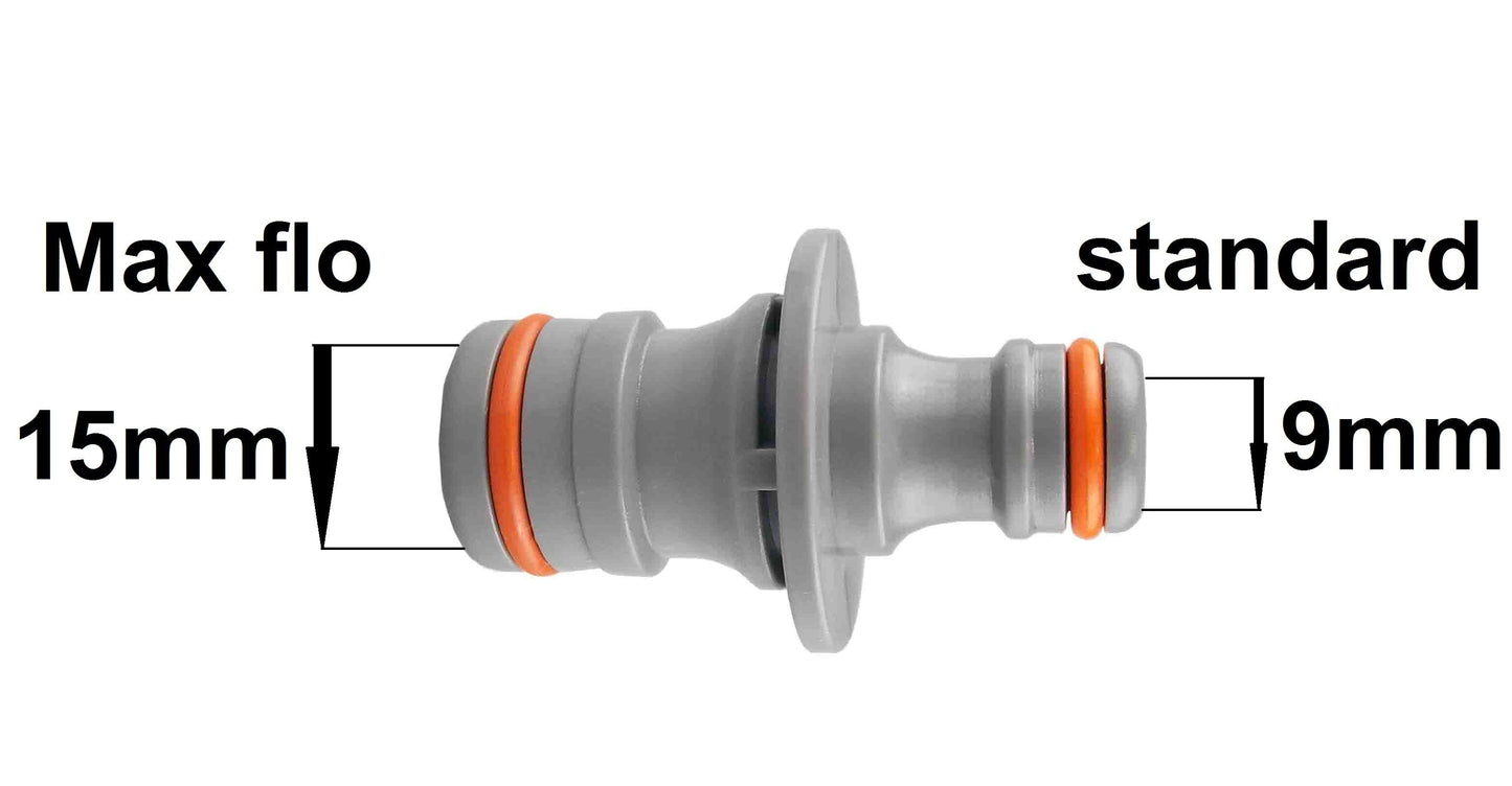 Three Way Splitter Max Flo, Black/Orange