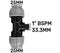 MDPE Tee 25mm - 1" BSPM - 25mm
