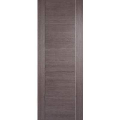 Vancouver Medium Grey Laminated 5 Panel Interior Door - 1981mm x 762mm