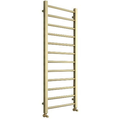 Mineral Round Bar Brushed Brass Towel Rail - All Sizes