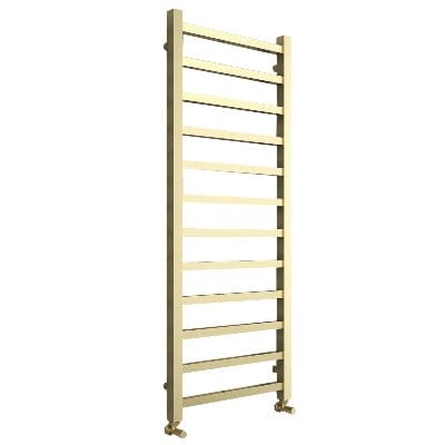Mineral Square Bar Brushed Brass Towel Rail - All Sizes