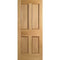 Oak 4 Panel Un-Finished Internal Door - 1981mm x 686mm