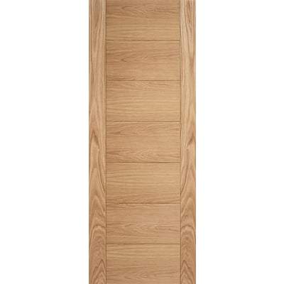 Oak Carini Un-Finished Flush Internal Door - All Sizes