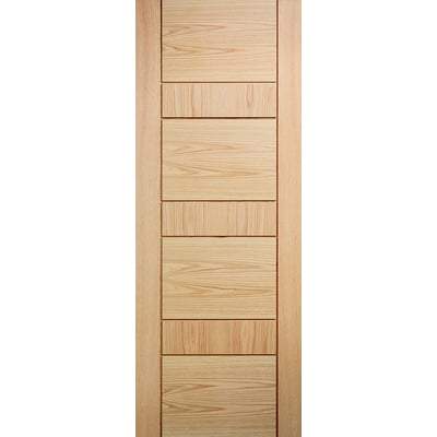 Oak Edmonton Pre-Finished Flush Internal Door - All Sizes