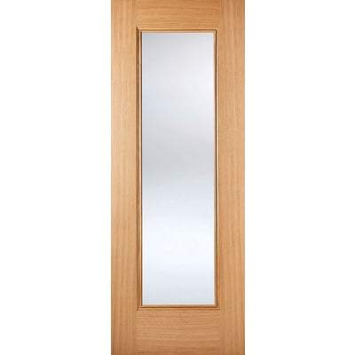 Oak Eindhoven Pre-Finished Glazed Internal Door - 1981mm x 762mm