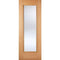 Oak Eindhoven Pre-Finished Glazed Internal Door - 1981mm x 762mm