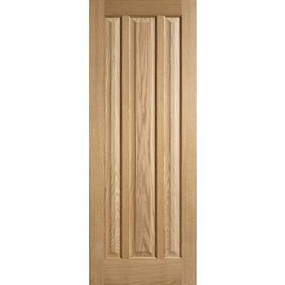 Oak Kilburn 3 Panel Un-Finished Internal Fire Door FD30 - 1981mm x 838mm