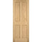 Oak London 4 Panel Un-Finished Internal Fire Door FD30 - 1981mm x 838mm