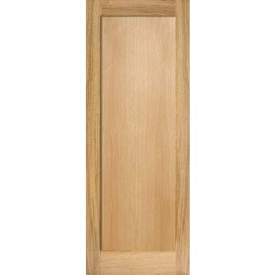 Oak Pattern 10 - 1 Panel Un-Finished Internal Door - 1981mm x 762mm